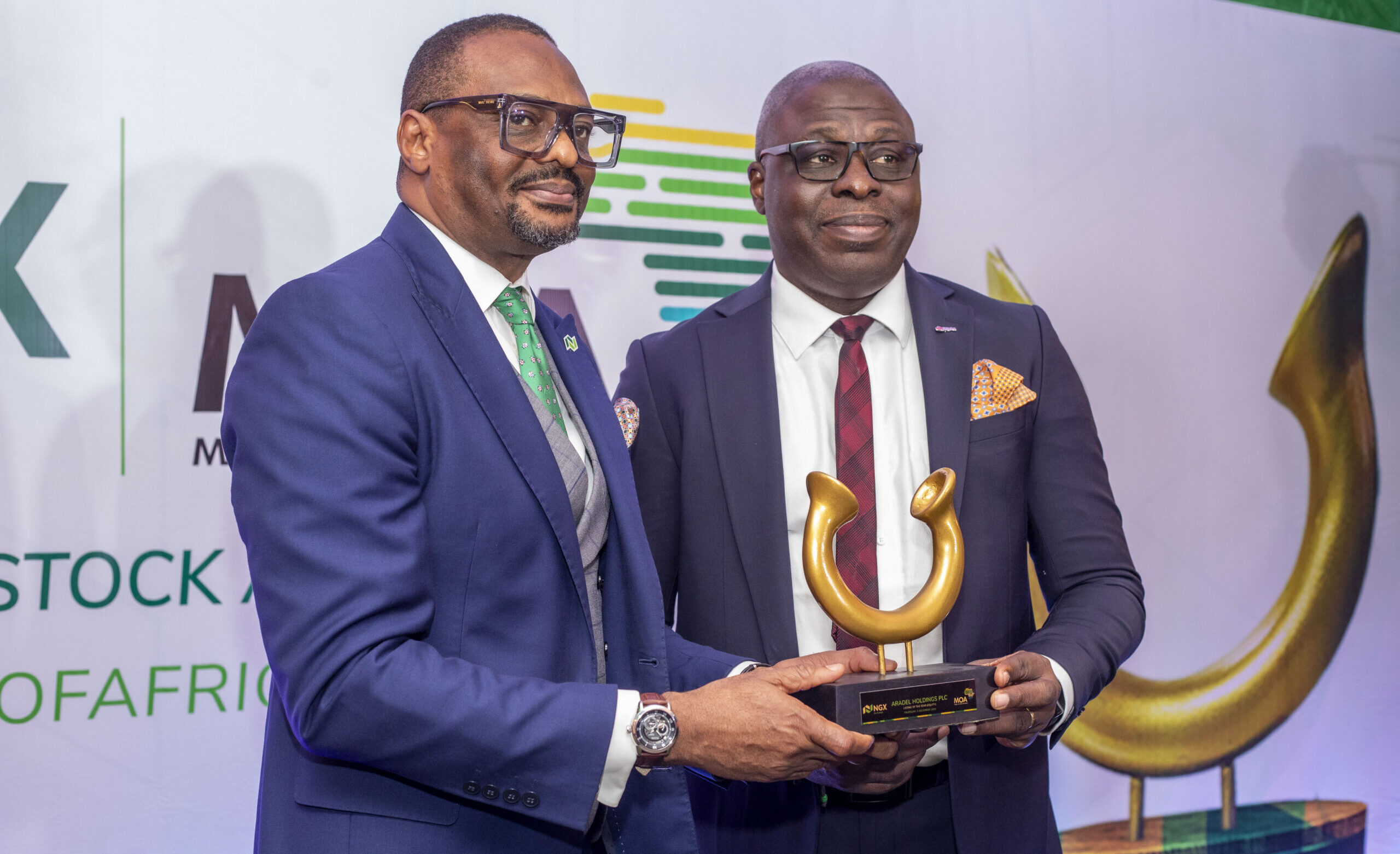 Aradel Holdings Plc Wins NGX Award for 2024 Listing of the Year (Equity)